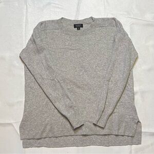 J. Crew Light Gray Crewneck Sweater